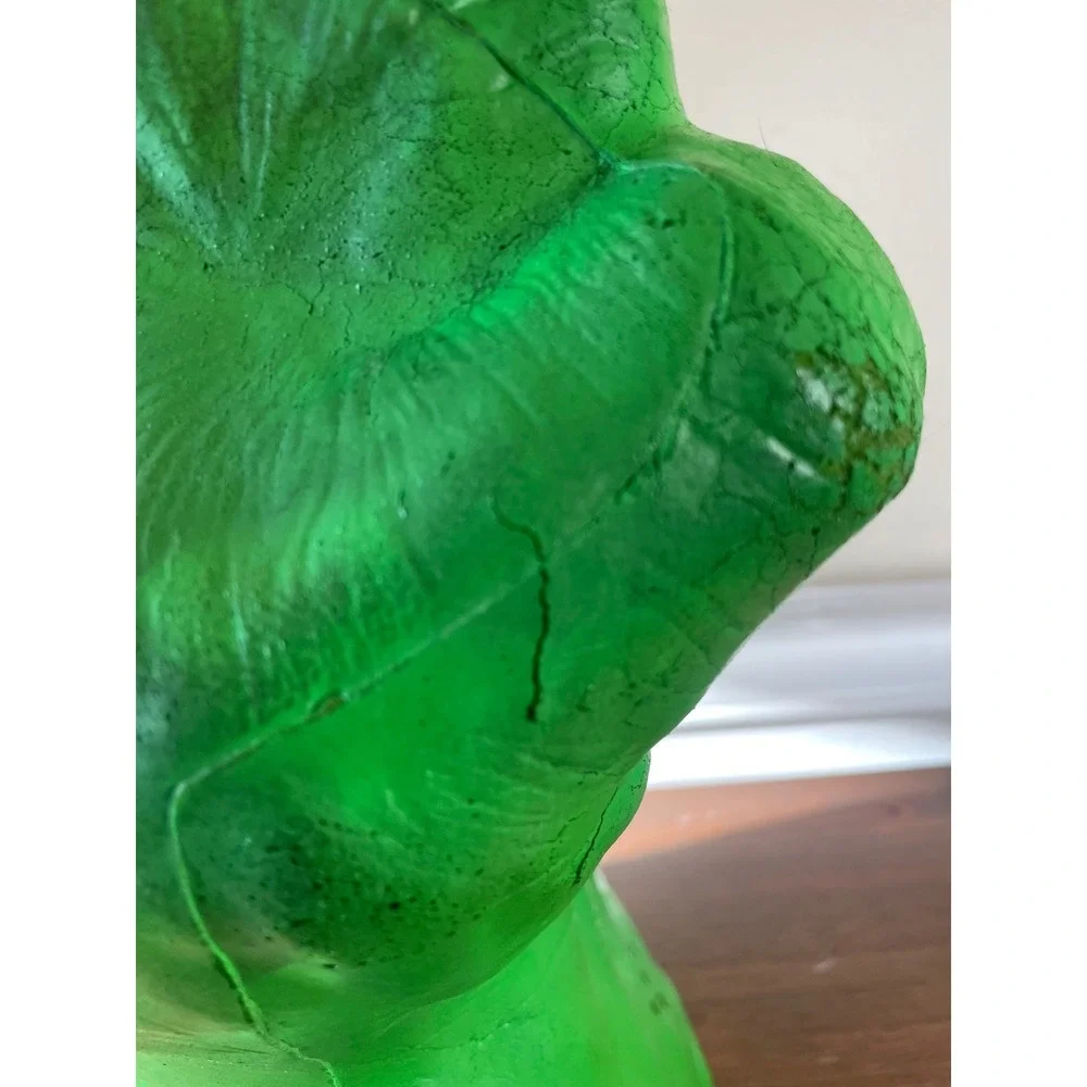 Vintage Marvel Incredible Hulk Foam Fist Toy 2003 Green Superhero left hand